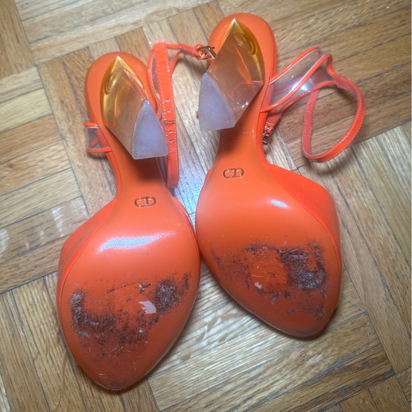 Christian Dior PVC Block Heels - Picture 6 of 8